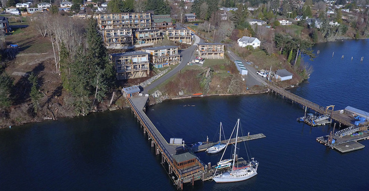 Aerial view of Harbourside Aerial view of Harbourside